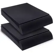 Studio Monitor Isolation Pads–6"-8" Foam Speaker Risers Reduce Vibration & Noise