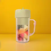 Rechargeable Appliance: Portable Blender w/ Silicone Straw/Lid (500ml Vol)