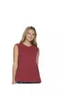 Womens Juicy Couture Tiered Tank Top Underlining Sangria Size XXL Msrp $36 NWT
