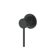 Greens Maci Shower Trim Set With Mini Plate Matte Black 21202517