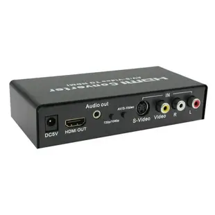 【優選百貨】S端子轉HDMI AV轉hdmi轉換器高清1080P CVBS S-VIDEO機頂盒接電視HDMI 轉接線 分配器 高清