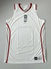 ADIDAS Womens Pro Team Basketball Jersey | White/Red | XL | P52664 NWT