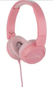 Altec Lansing Kids Safe Wireless & Wired Headphones 2-in-1 (MZX250) Pink New