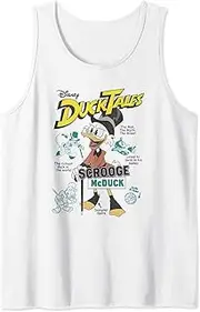 [Disney] Duck Tales Scrooge McDuck Comic Cover Tank Top