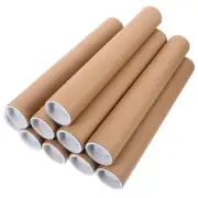 10 Pcs Paper Mailing Tube Document Storage Poster Holder Travel Tubes