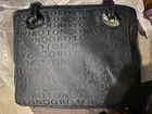 Oroton Navy Leather Signet Tote Bag -New with tags, never opened.