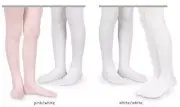 Jefferies Socks Smooth Microfiber Tights 2 Pair Pack 0-6M 6-18M 18-24M