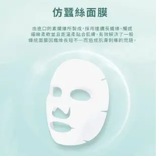 【豐姿妍麗】蘆薈保濕極輕隱形面膜5片*2(蘆薈、洋甘菊、薰衣草、角鯊烷)