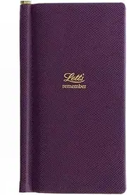 Letts Of London Legacy Slim Pocket Password Book, Purple