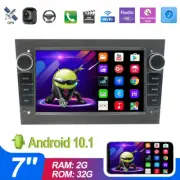 2+32G 7" Android 10.1 GPS Car Radio Stereo Car Auto Play Gray For Opel Holden