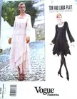 Vogue 1737 uncut Tom & Linda Platt pattern size 6-10 evening dress shaped hem