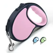 Strong no Tangle Anti-slip Handle Retractable Dog Leash with One-handed Lock