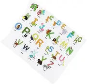 SEWOART 3 Sheets Cartoon Animal Letter Patches for DIY Clothing Decoration Appliques Fun Accessories for Outfits and Unique