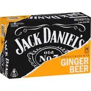 [Jack Daniels] Jack Daniels & Ginger Beer Cans 375mL