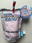 New Bark Box Pool Boy Pouches Booze Hounds Whine Spritzer Size M Dog Toy B11
