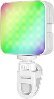 Binxind LED Pocket Light Portable Rechargeable Mini Fill Light for Video Recording Makeup Camera Laptop Selfie Light,A