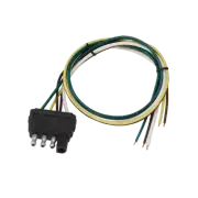 Wesbar Trailer Wiring Connector 4-Way Flat Trailer End 18" Length Wire