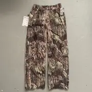Cabela’s Dry Plus RealTree Camo Packable Rainwear Hunting Shooting Pants NWT M