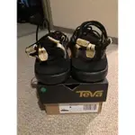 近全新 TEVA 涼鞋 INFINITY 金色 黑色 MERCARI 日本直送 二手