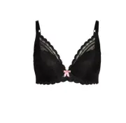 City Chic Ladies Lara Contour Plunge Underwire Bra sizes 14E 14F Colour Black