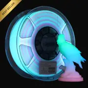 Luminous Rainbow PLA 3D Printer Filament 1.75mm 1Kg Glow in the Dark