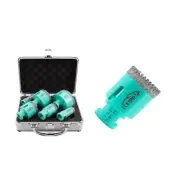 Diamond Core Drill Bits Set 6pcs Tile Hole Saw Kit and LEKOMESH Diamond Core ...
