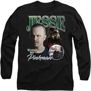 [Breaking Bad] Jesse Homage Unisex Long Sleeve T Shirt, Black, XL