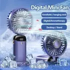 1PC Mini Hand-held Fan Portable Folding Desk Fan Cooler Cooling USB Rechargeable
