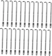 Generic 48PCS Banjo Hook Bracket Durable Instrument Parts Accessories for Comprehensive Repair Support for Banjos and Western Musical Instruments