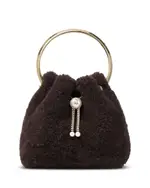 Jimmy Choo Bon Bon Shearling Bucket Bag