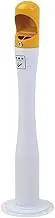 Garbage Cans Outdoor Stainless Steel Ash Pillar Hotel Ash Cigarette Butt Collection Vertical Extinguishing Smoking Trash Can Outside Trash Bin(White)