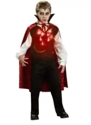 RUBIES VAMPIRE YOUTH LIGHT UP COSTUME SIZE MEDIUM
