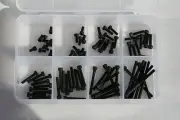 5/16-24 X 1/2" THRU 2" SOCKET HEAD CAP SCREW ALLOY BLACK ASSORTMENT