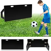 Soccer Rebounder Board Rebounder Soccer Goal Soccer Wall Rebound Equipment to Practice Kickback Ball Passing Training with Portable Dual Angle Board by Kids Adults Player Trainer