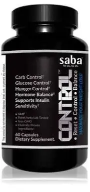 Saba Control - Non-Stimulant Weight Management, Metabolism, Burn Fat, Pack of 1