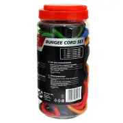 12pc Bungee Cord Set Heavy Duty Elasticated Rope Straps with Hooks Car Van Loads