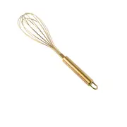Originality Kitchen Baking Tool Suit Golden Stainless Steel Whisk Screening Cup Of Scraper Egg Powder Mixer Stirring Rotary 1pc