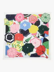 Umbrella Silk Square Scarf