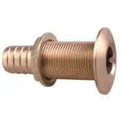 Perko 1-1/8" Thru-Hull Fitting F/ Hose Bronze Made In The Usa 035006ADPP
