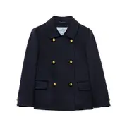[Prada] Prada Double-breasted Jacket 40 IT BLUE