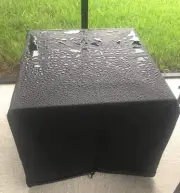 Fire Pit Cover Patio Cover Square 600D Heavy Duty Fire Pit Covers 32x32x24 In