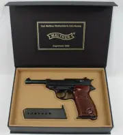 PISTOL GUN PRESENTATION CUSTOM DISPLAY CASE BOX for WALTHER P38 P1 mauser pp ppk
