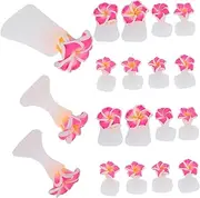 BAZEITFLOW 3Sets Silicone Toe Separators for Women Comfortable Nail Art Tools Flexible Spacers for Precise Nail Polish Application for Personal Salon Use