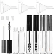 FOMIYES Diy Mascara Tubes Set Pcs Ml Cream Containers Funnels Eyelash Brush Leakproof Travel Toiletry Bottles