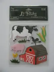 La Petites BARNYARD ANIMALS The Paper Studio Dimensional NIP