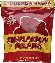 Sweets Cinnamon Bears Candy, 16 oz Resealable Bags (Pack of 2) (2 Pack (2 Count))