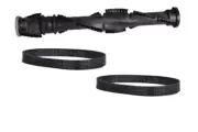 Bissell 2038045 Turbo Brushroll W/ 2pk Style 7, 9, 10 Flat Belts 32074