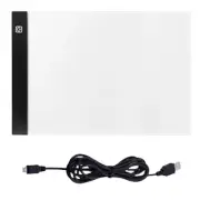 1x Adjustable A4 LED Light Box Tracing Drawing Board Art Design Draw Sketch Pad