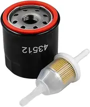 AM107423 Fuel Oil Filter AM116304 Compatible with Kawasaki 49065-7010 49065-0724 49065-2071 Compatible with Club Car 1016467 Compatible with Robin 261-65902-A0 Compatible with Cub Cadet 490-201-0001