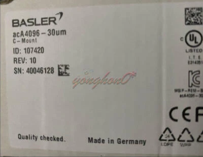 1PCS NEW aca4096-30um BASLER Industrial Camera